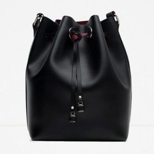 Zara Bucket Bag with Details